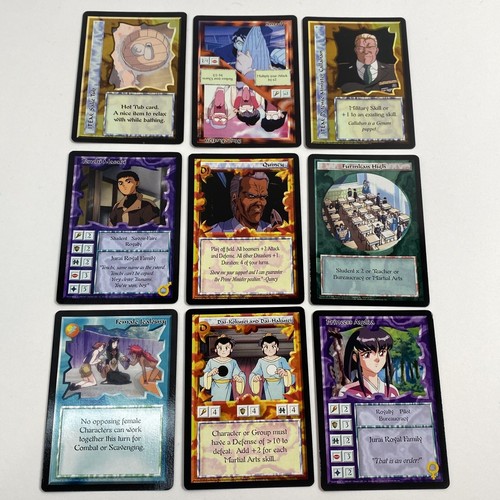 Ani Mayhem set 0 gioco base set 79 carte totali Bubblegum Crisis 1995 anime - Foto 8 di 18