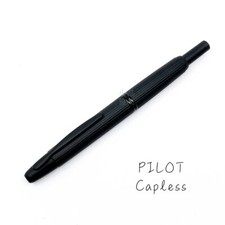 Pilot Capless Dark Knight Stripe Click Action 18K Fountain Pen