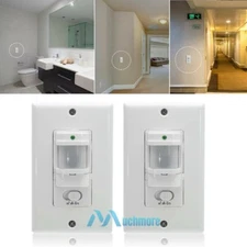 2~10Pcs PIR Motion Sensor Light Switch Detector Infrared AC 110V Wall Occupancy