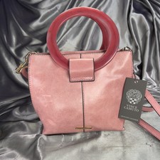 Vince Camuto Pink Cherry Blossom  Iggy Crossbody Leather Purse Bag Nwt Msrp $178