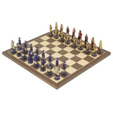 The Pirates Vs Navy Hand-Painted Themed Chess Set by Italfama