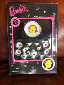 barbie 35th anniversary tea set
