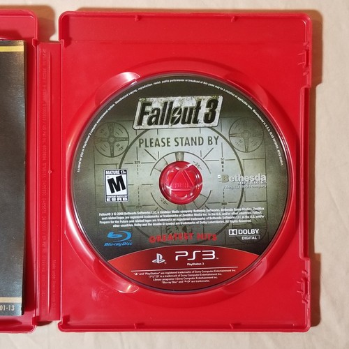 Fallout 3 Sony PlayStation 3 PS3 CIB Complete In Box Multipage Manual Video Game - Picture 6 of 7