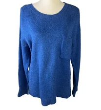 Sanctuary Fuzzy Wool Pullover Sweater Top Size L