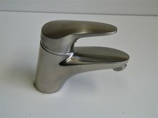 Lavabo Hansa Mix Aspetto Acciaio Inox, Steel, Platino, Rubinetto, 01082173