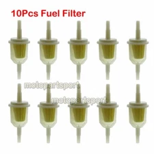 10x Fuel Filters Fit 1/4" 5/16" ID Fuel Line For 98021 AM116304 GY20709 21541500