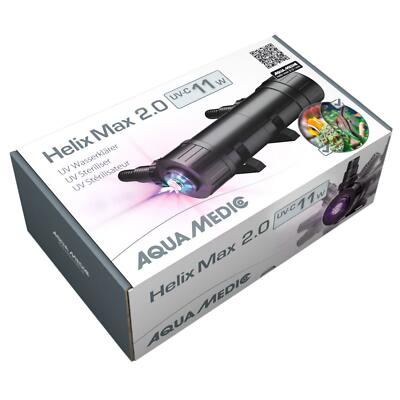 Aqua Medic Helix Max 2.0 UV-C Wasserklärer für Meer- und Süßwasseraquarien 11 W
