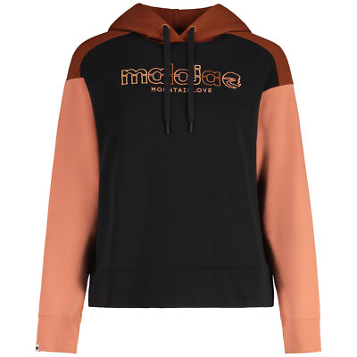 Maloja RingelblumeM. Organic Sweat Hoody Damen-Pullover Kapuzenpullover Schwarz