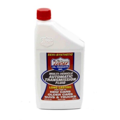 Lucas 10418 Semi-Synthetic Multi-Vehicle ATF Automatic Transmission Fluid 1 Qt.