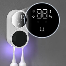 Portable UV Toothbrush Sanitizer  Sterilizer, Toothpaste Accessory