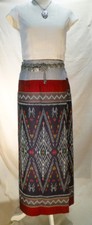 Thai traditional pattern woven sarong, Thai wrap sarong, Thai wrap skirt, cotton