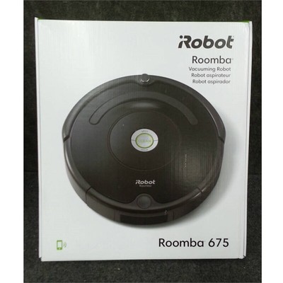 Irobot 675 Roomba Robot Vacuum With Wi Fi Connectivity Black Gray