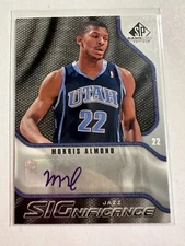 K77,168 - 2009-10 SP Game Used SIGnificance #SMA Morris Almond Auto
