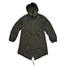 Fishtail Parka Original US Night Desert Camo Army Surplus Vintage Dyed Long Coat