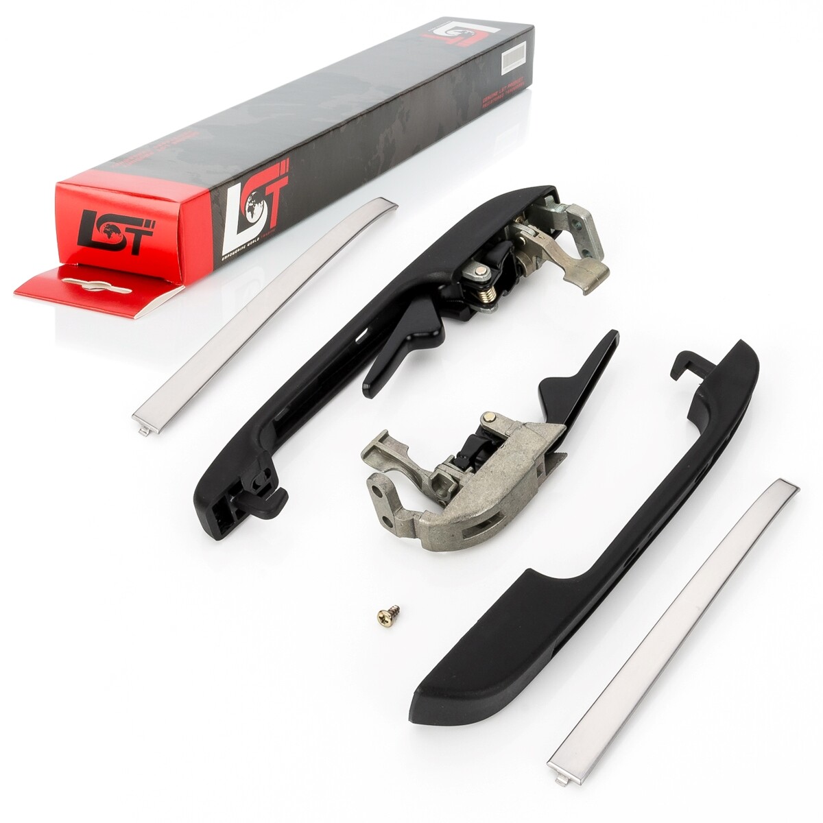 2X Door Handle Set Rear Left Right Outside For AUDI 80 90 81 85 B2