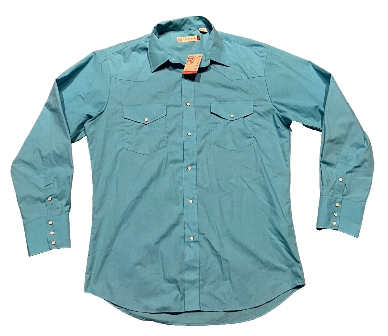 Roper Solid Informal Con Botones camisas para hombres