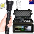 1100000 Lm Rechargeable XHP90 Most Powerful LED Flashlight USB Zoomable Torch