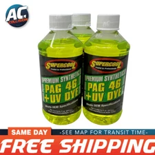 Premium Synthetic A/C Refrigerant Oil PAG 46UV Vis 8oz. 3 Pack