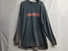 Vtg Mossimo Crew Neck Sweatshirt Size XL Distressed Gray Discolored USA Made