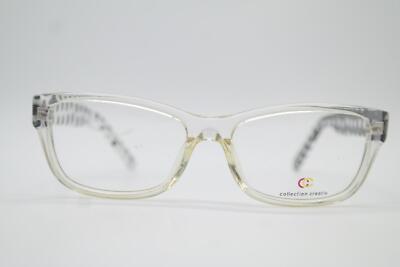 Glasses Collection Creativ 2167 Transparent Black White Oval Frame New