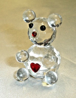 Oggettistica Bomboniere Orsetto In Cristallo Tipo Swarovski New Ebay