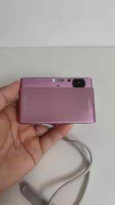 SONY Cyber Shot DSC-T77 PINK 10.1MP Camera w/Battery Charger Memory Stick