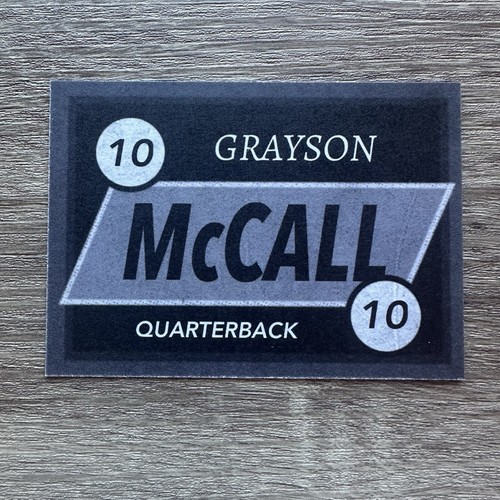 Grayson McCall Autographed Rookie RC Signed Auto Coastal Carolina Chanticleers - Picture 2 of 2