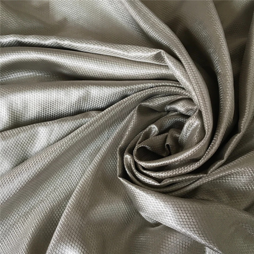 EMI/EMF/Radiation/Microwave Shielding Fabric-Silver Fiber Ripstop for Clothes - Image 3 of 4