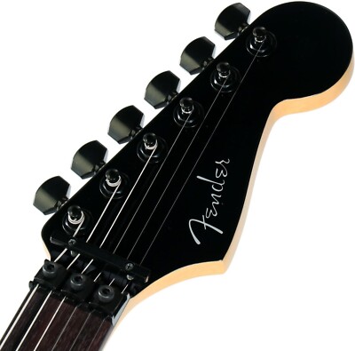 Fender FSR MIJ Hybrid II Stratocaster HSS Koa Top Black Hardware