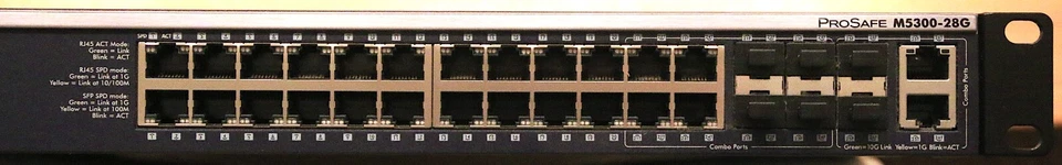 Netgear M5300-28G (GSM7228S) – ProSAFE 24-Port-L2+-Managed, 4x10GbE