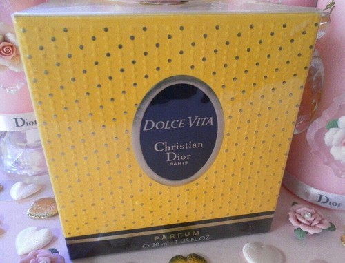 AUTHENTIC BEYOND RARE GIANT DIOR Dolce Vita PURE PARFUM GIFT BOX ORIGINAL FORMEL - Bild 3 von 8