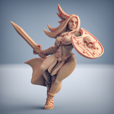 Amazon Warriors Fantasy Miniature Dungeons and Dragons Role Playing