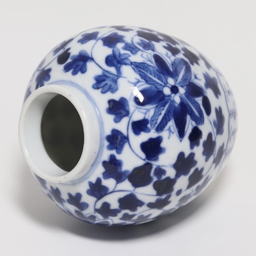 An Antique Qing Chinese Porcelain Blue And White Ginger Jar. - Picture 6 of 9