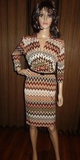 Taylor Avedon Faux Wrap Dress Made In Usa sz S new