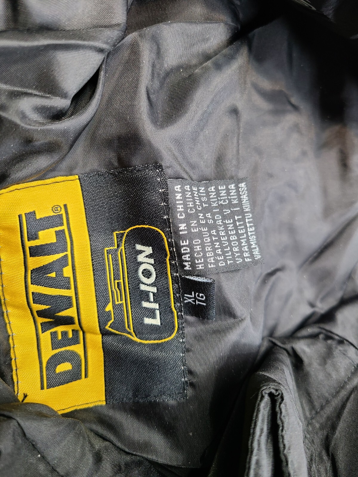 Dewalt 20V MAX LiIon Quilted Heated Gear Jacket Kit XLarge XL w