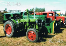 Bild Postkarte: Traktor "Pionier" RS 01 + sowjetische Schneefräse Gelenau (K145)