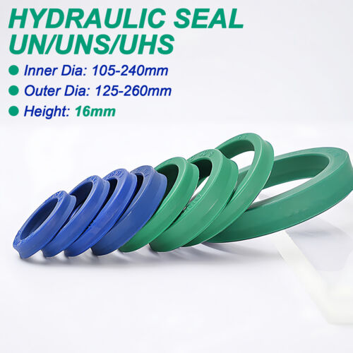 Hydraulic Seal UN/UNS/UHS PU U-cup Height 16mm For Hydraulic Piston Cylinder Rod - Picture 1 of 9