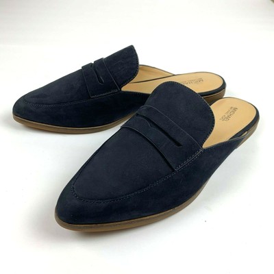 michael kors loafers womens navy