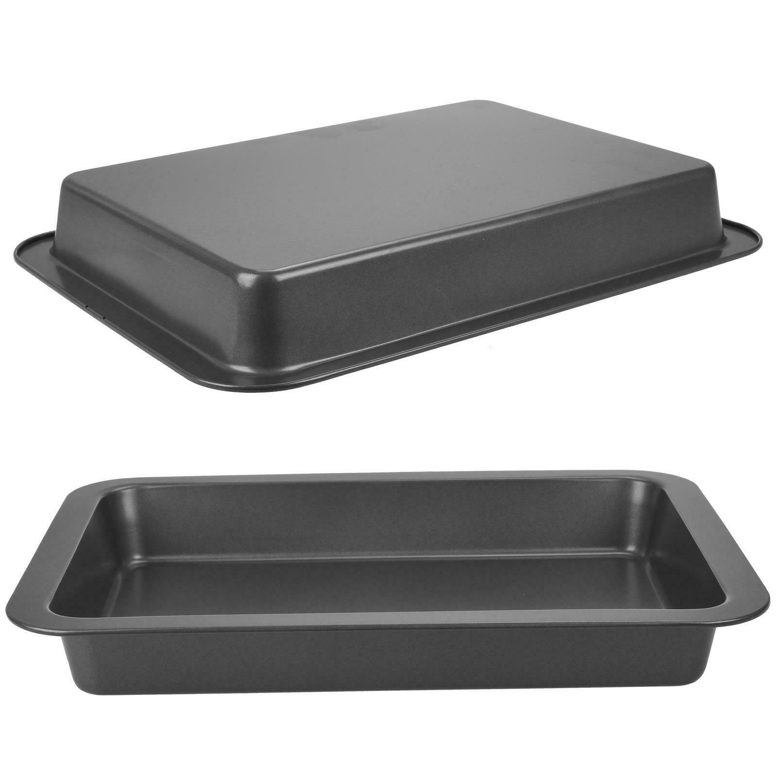 Chef Aid NonStick Roasting Tray Turkey Meat Veg. Bakeware Oven Carbon