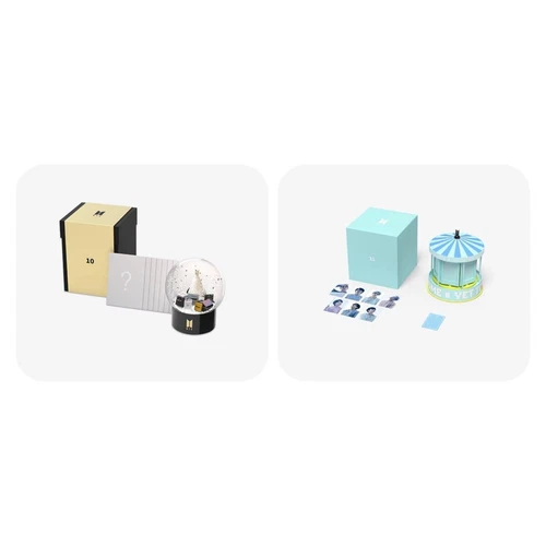 BTS Oficial MERCH BOX #10 #11 Caja de Música Globo de Nieve Conjunto Completo Ejército FANCLUB Productos