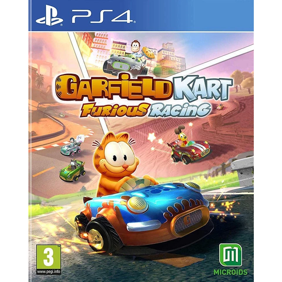 Garfield Kart Furious Racing PS4 Game NEW