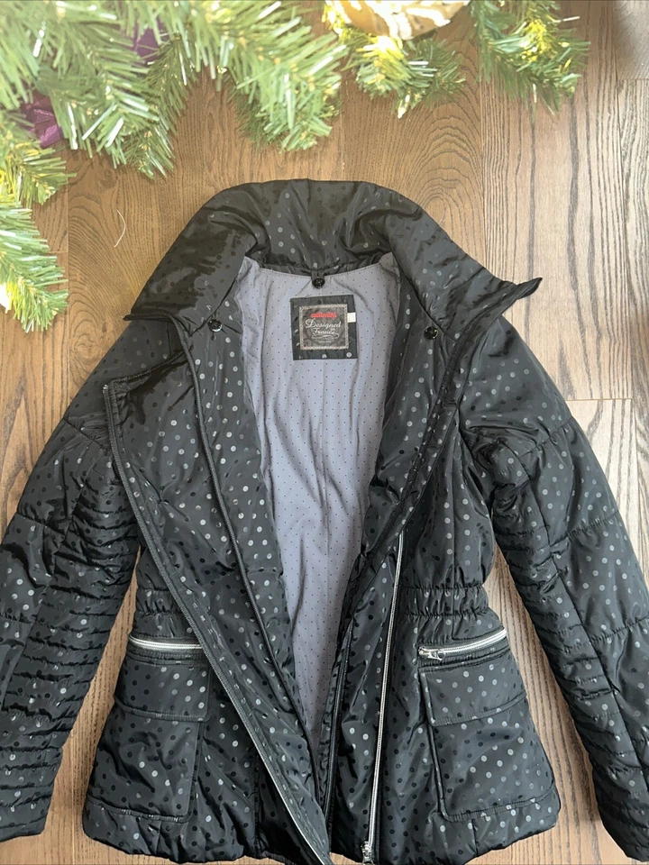 Chaqueta Abrigo Niña Diseñada en Francia Catimini Talla 14 Y Foto 2 de 4