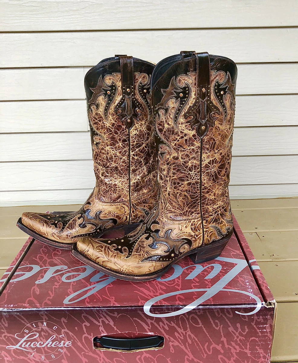 Cowboy boots lucchese clearance womens