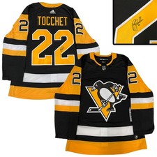 RICK TOCCHET Pittsburgh Penguins Black Adidas PRO Jersey