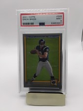 2001 Topps - Drew Brees #328 (RC) PSA 9.