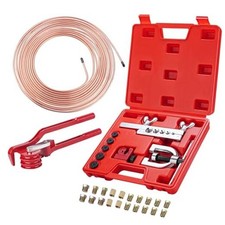 25 ft 3/16" Copper Coated Brake Line Kit 16 Brake Line Fittings and 4 Unions