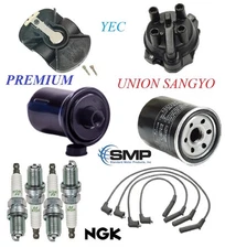 Tune Up Kit Filters Cap Wire Spark Plugs For MITSUBISHI MIRAGE L4 1.5L 1993-1995