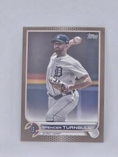 Topps 2022 Series 1 Spencer Turnbull Gold #228 /2022 Detroit Tigers Baseball