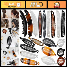 20PCS Banana Hair Clips - Classic Ponytail Holders for Women  Girls, 7 Styles