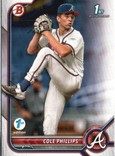2022 Bowman Draft 1st Edition #BD-90 Cole Phillips